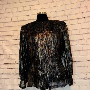 Vintage SK Company blouse- size 8